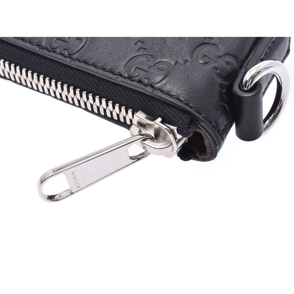 Gucci Guccissima Shoulder Bag Black Calfskin Clutch - Picture 6 of 11